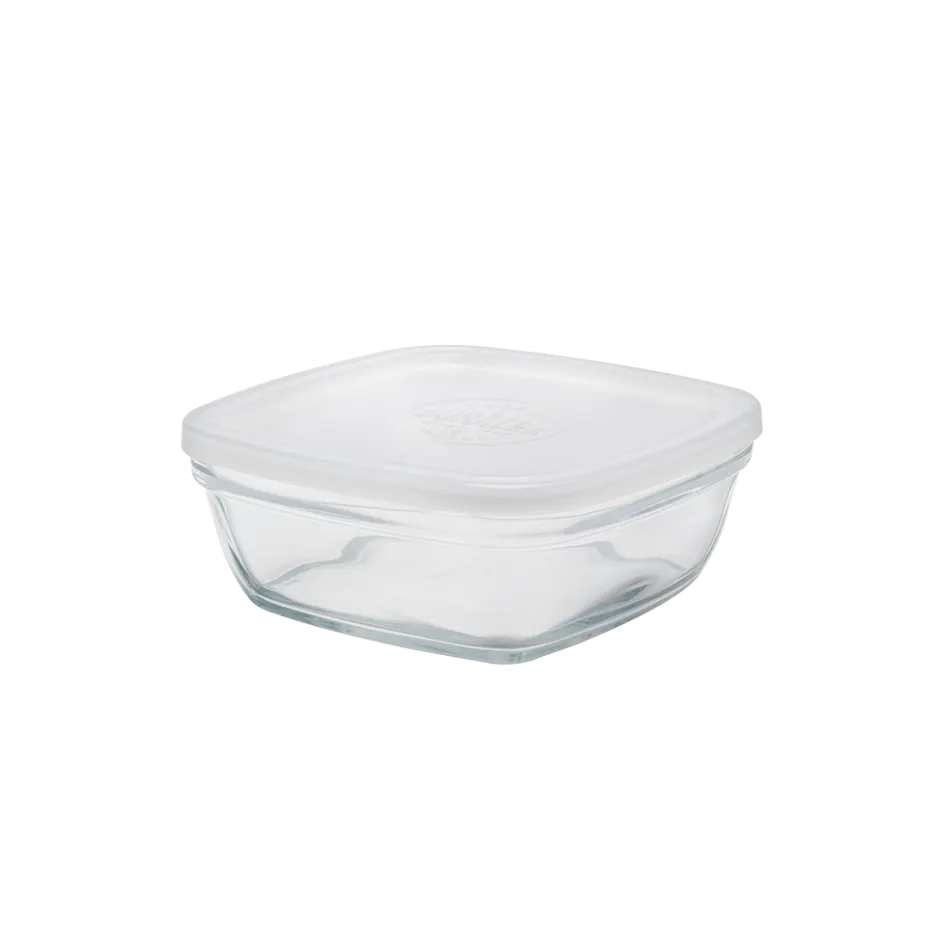Duralex Professionnels De La Restauration|Boîtes Carrées>Freshbox - Boite de conservation carrée couvercle blanc 1,15L