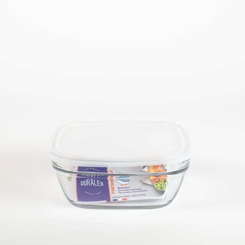 Duralex Professionnels De La Restauration|Boîtes Carrées>Freshbox - Boite de conservation carrée couvercle blanc 61cl