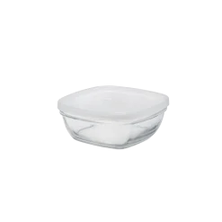 Duralex Professionnels De La Restauration|Boîtes Carrées>Freshbox - Boite de conservation carrée couvercle blanc 61cl