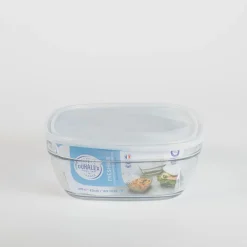 Duralex Boîtes Carrées>Freshbox - Boite de conservation carrée couvercle blanc 3,1L