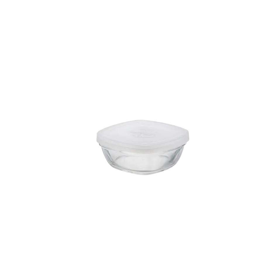 Duralex Boîtes Carrées>Freshbox - Boite de conservation carrée couvercle blanc 15cl