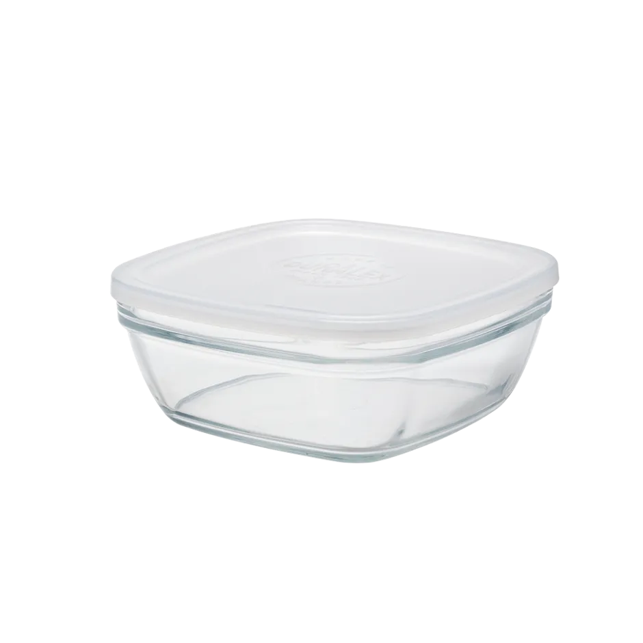 Duralex Boîtes Carrées>Freshbox - Boite de conservation carrée couvercle blanc 2L