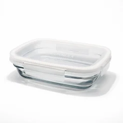 Duralex Boîtes Rectangulaires|Boîtes Étanches>Freshbox - Boite de conservation à ailette couvercle blanc 0.8L