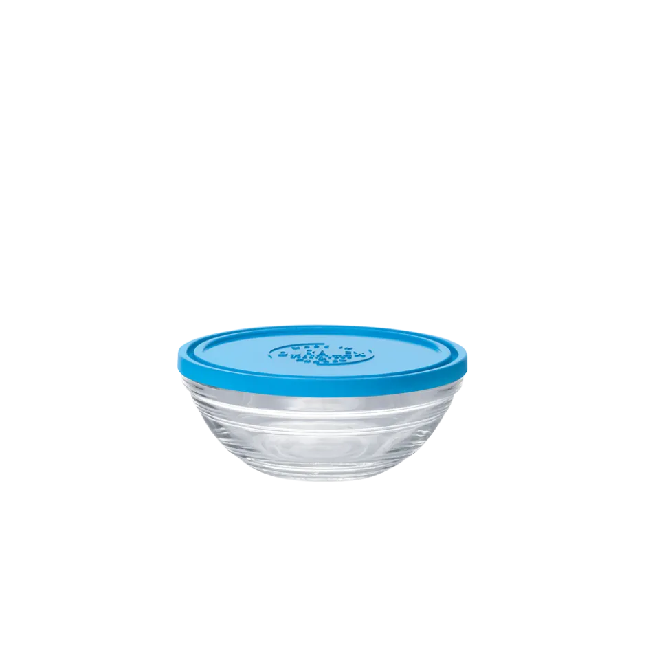 Duralex Boîtes Rondes>Freshbox - Boite de conservation ronde couvercle bleu 31cl