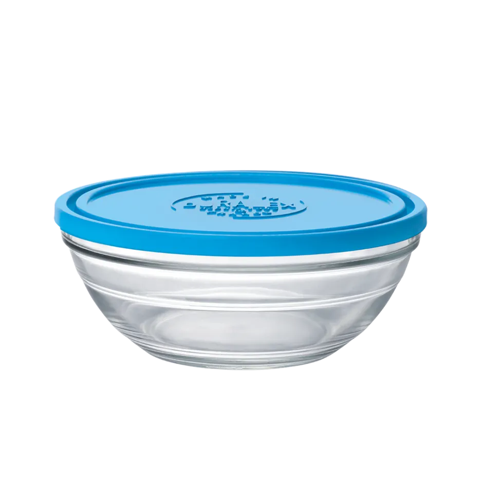 Duralex Professionnels De La Restauration|Boîtes Rondes>Freshbox - Boite de conservation ronde couvercle bleu 1,59L