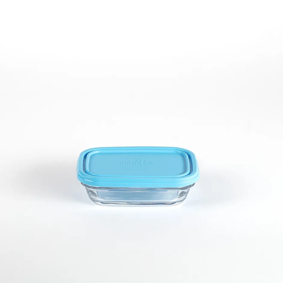 Duralex Professionnels De La Restauration|Boîtes Rectangulaires>Freshbox - Boite de conservation rectangulaire couvercle bleu 39cl
