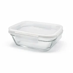 Duralex Professionnels De La Restauration|Boîtes Rectangulaires>Freshbox - Boite de conservation à ailette couvercle blanc 1.1L