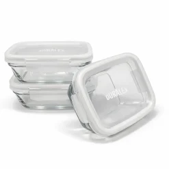 Duralex Professionnels De La Restauration|Boîtes Rectangulaires>Freshbox - Boite de conservation à ailette couvercle blanc 1.1L