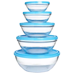 Duralex Kits|Sets>Freshbox - 5 Boites de conservation rondes multi-tailles