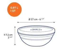 Duralex Professionnels De La Restauration|Kits>Freshbox - 3 boites de conservation rondes multi-tailles
