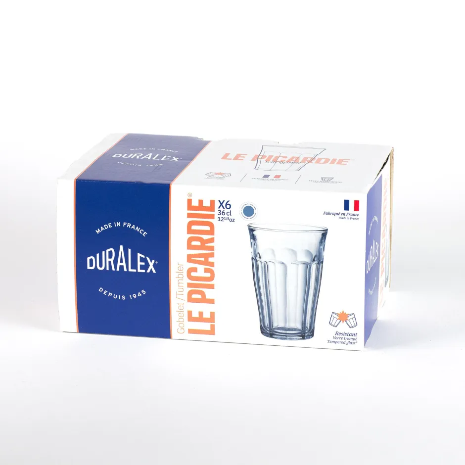 Duralex Professionnels De La Restauration|Verres À Bière>Le Picardie - Verre à eau - Bleu Marine - 36cl