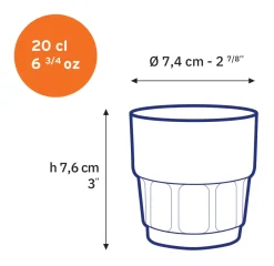 Duralex Professionnels De La Restauration|Verres À Eau>Lola - Verre transparent 20cl