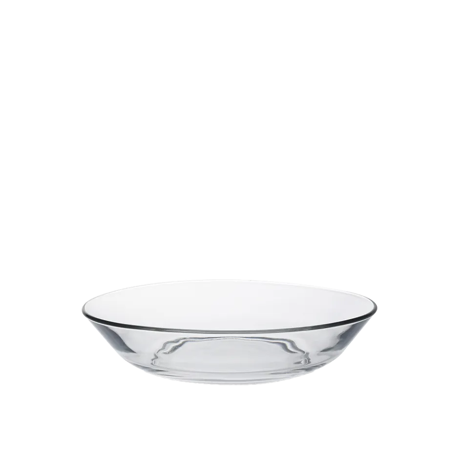 Duralex Professionnels De La Restauration|Assiettes>Lys - Assiettes creuses en verre transparent x6 - 17,5cm