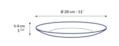 Duralex Professionnels De La Restauration|Assiettes>Lys - Assiette transparente x6 - 28cm