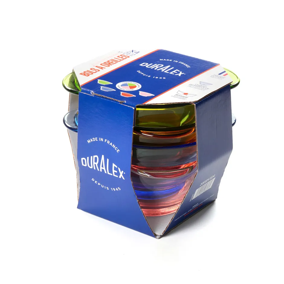 Duralex Bols>Lys - Bol en verre multicolore à oreilles 51cl
