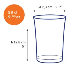 Duralex Professionnels De La Restauration|Verres À Eau>Lys - Verre Transparent 28 cl