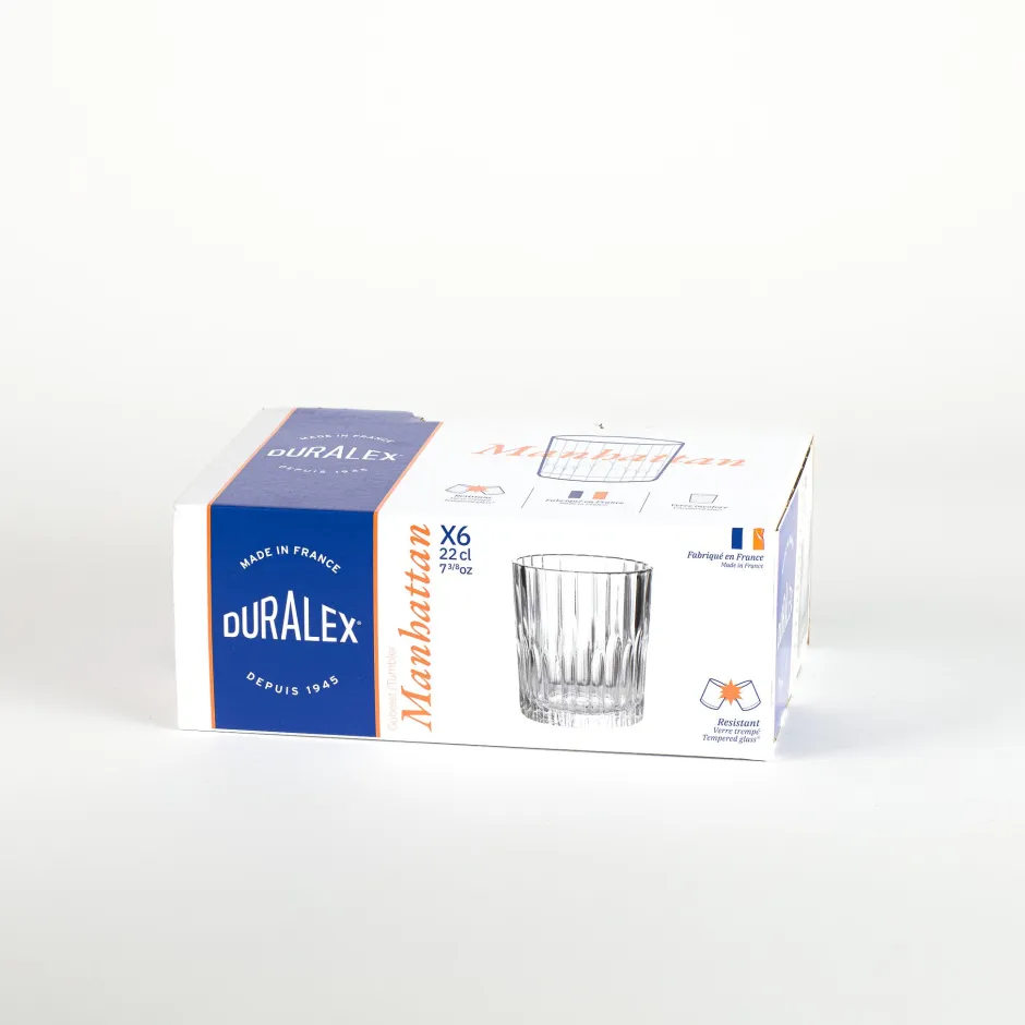 Duralex Professionnels De La Restauration|Verres À Eau>Manhattan - Verre Transparent 22cl