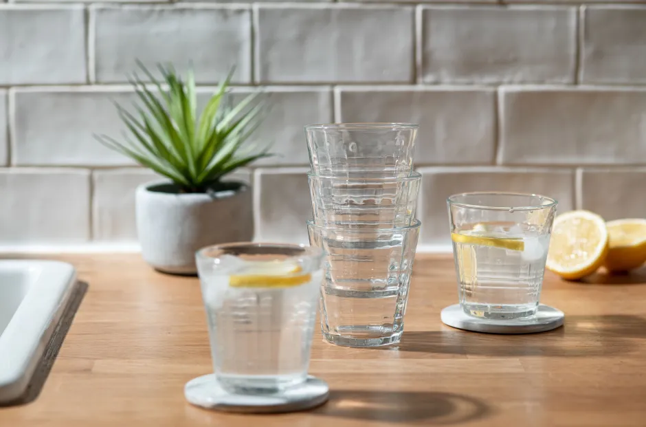 Duralex Professionnels De La Restauration|Verres À Eau>Prisme - Verre Bleu Marine 22cl