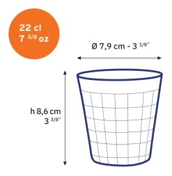 Duralex Professionnels De La Restauration|Verres À Eau>Prisme - Verre Transparent 22cl