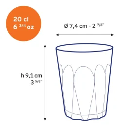 Duralex Professionnels De La Restauration|Verres À Eau>Provence - Verre transparent 20cl