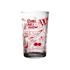 Duralex Verres À Bière|Verres À Eau>Unie - Verre Loire Art Show rouge 33cl