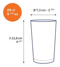 Duralex Professionnels De La Restauration|Verres À Eau>Unie - Verre transparent 28 cl