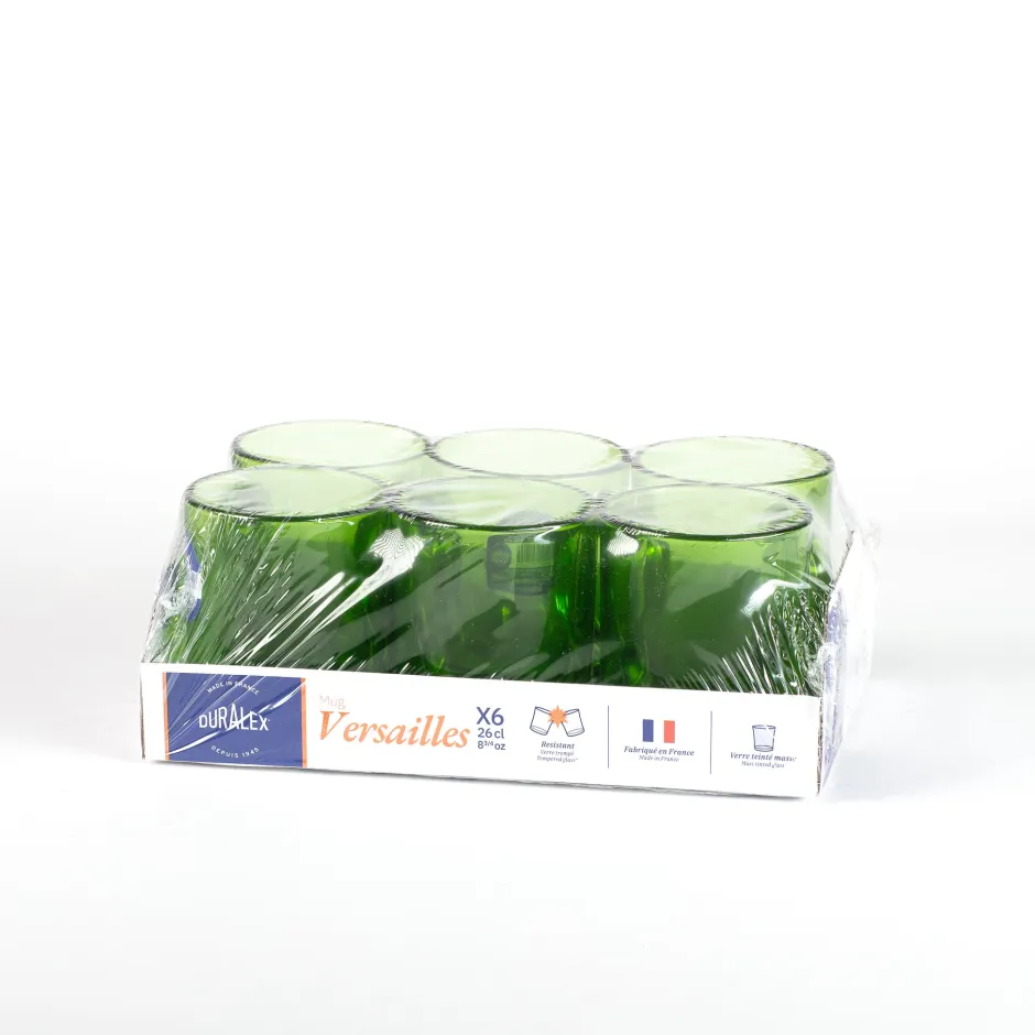 Duralex Professionnels De La Restauration|Mugs>Versailles - Mug en verre Vert 26 cl